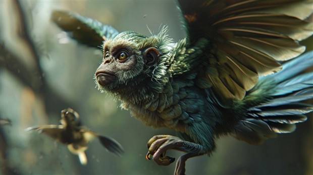 21 AI Generated Pics of Bizarre Birds (21 photos)