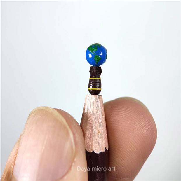 Real Masterpieces Made from Wooden Pencils (34 photos)