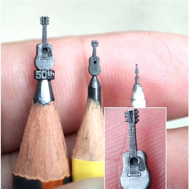 Real Masterpieces Made from Wooden Pencils (34 photos)