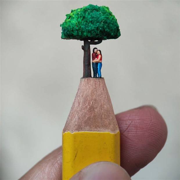 Real Masterpieces Made from Wooden Pencils (34 photos)