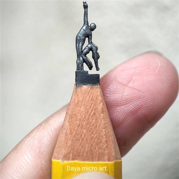 Real Masterpieces Made from Wooden Pencils (34 photos)