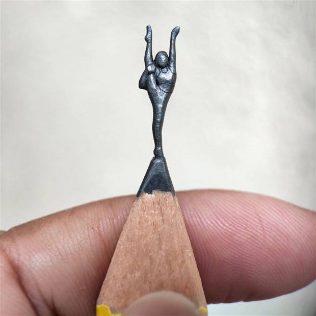 Real Masterpieces Made from Wooden Pencils (34 photos)