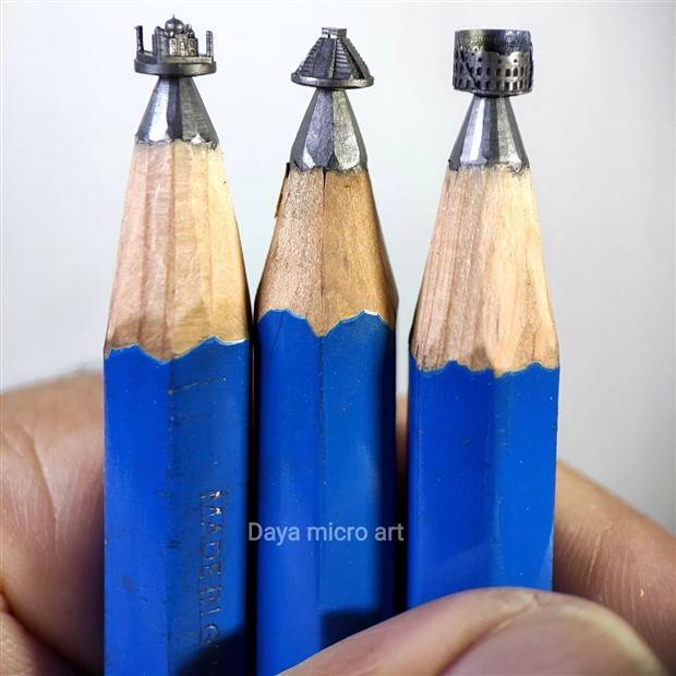Real Masterpieces Made from Wooden Pencils (34 photos)