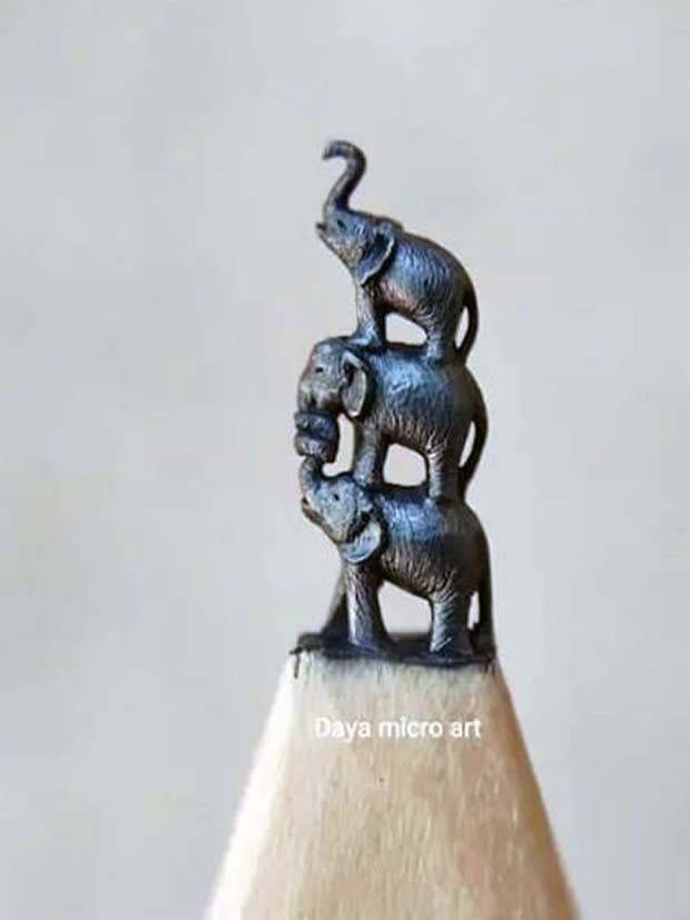 Real Masterpieces Made from Wooden Pencils (34 photos)