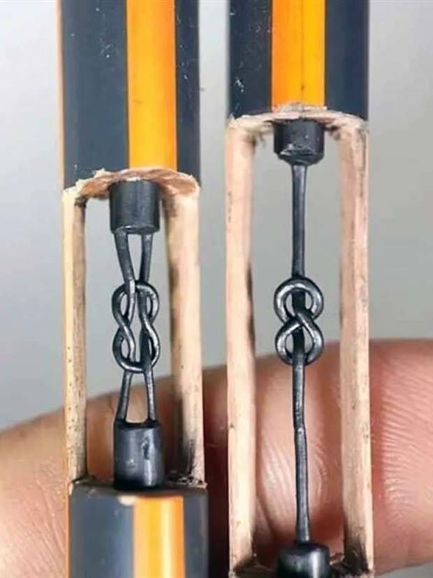 Real Masterpieces Made from Wooden Pencils (34 photos)