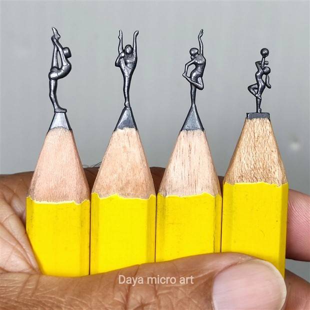 Real Masterpieces Made from Wooden Pencils (34 photos)