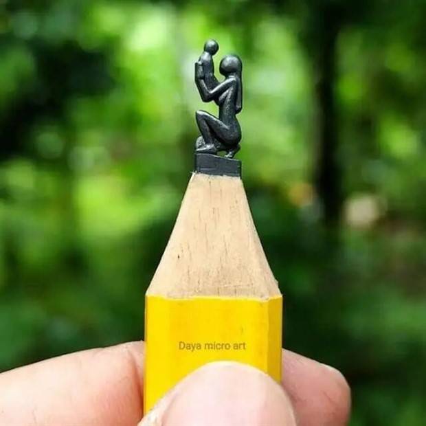 Real Masterpieces Made from Wooden Pencils (34 photos)