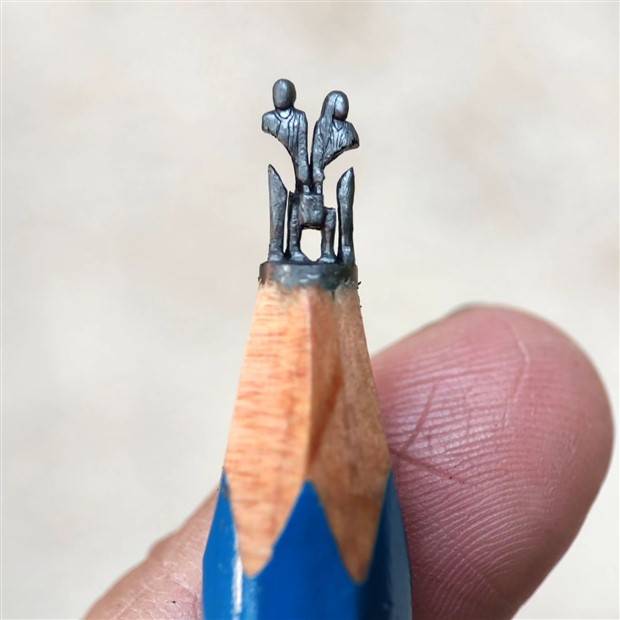 Real Masterpieces Made from Wooden Pencils (34 photos)