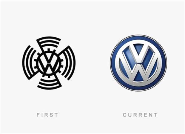 Famous Corporate Logos Then vs Now (49 photos)