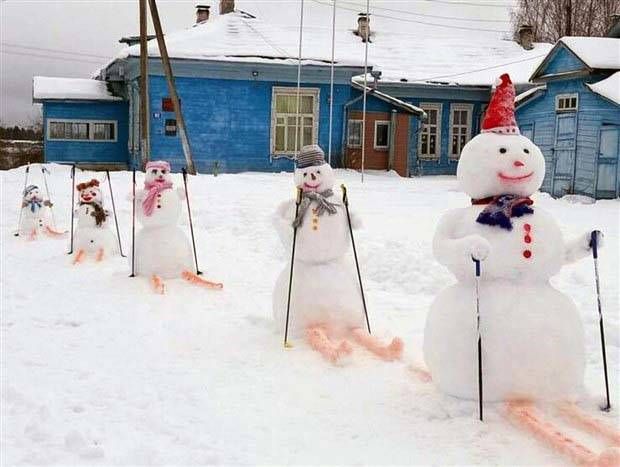 Snowmen Funnies: Hilarious Winter Vibes (21 photos)