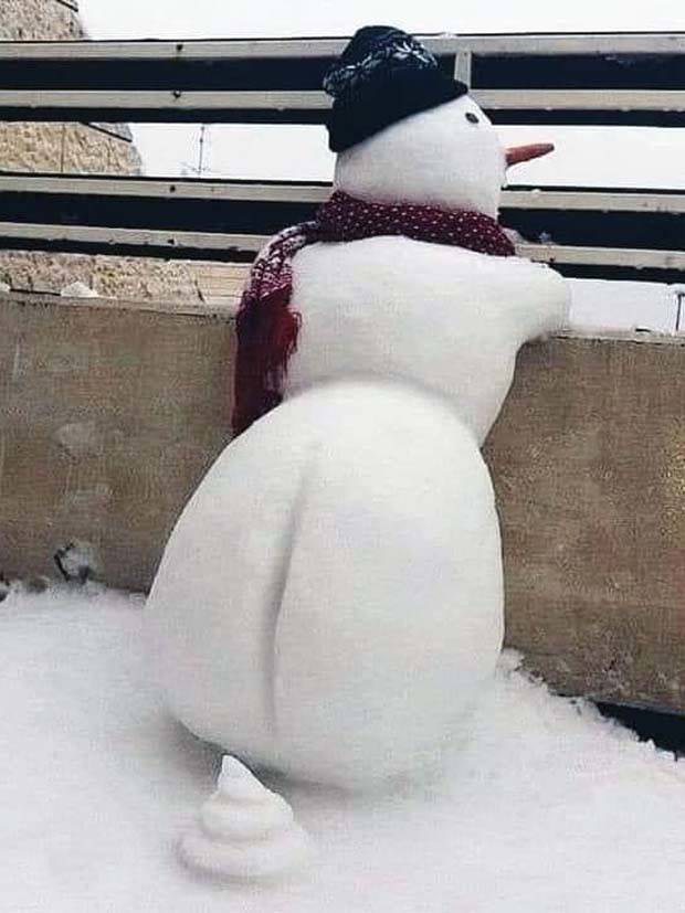Snowmen Funnies: Hilarious Winter Vibes (21 photos)