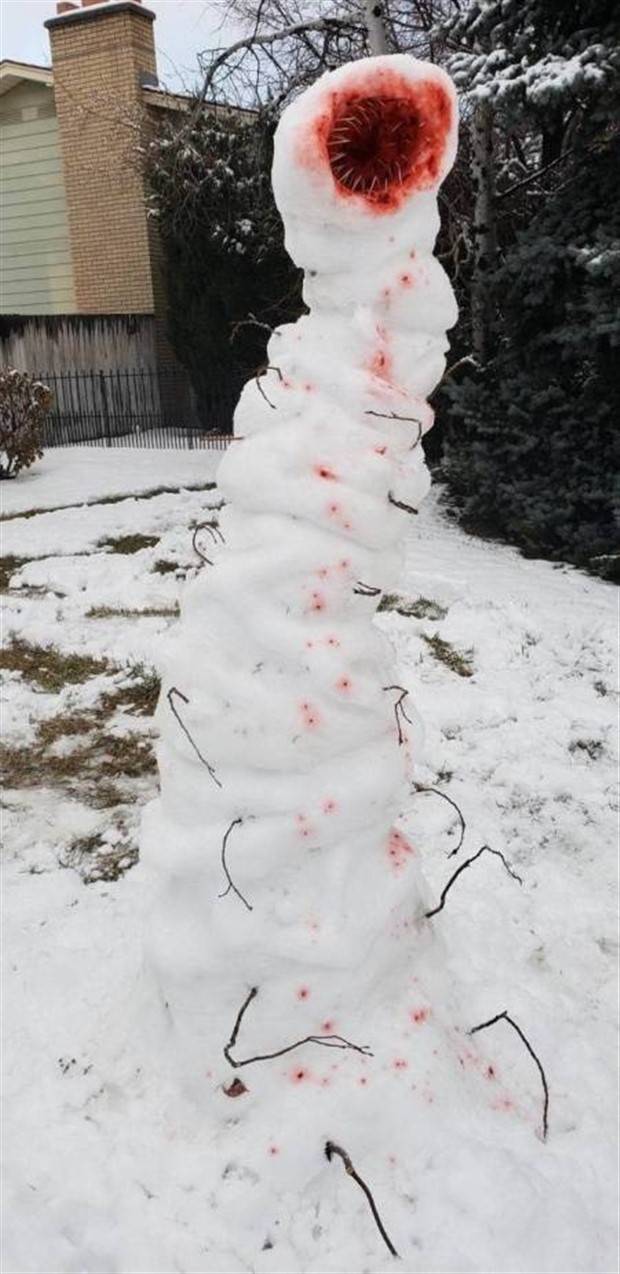 Snowmen Funnies: Hilarious Winter Vibes (21 photos)