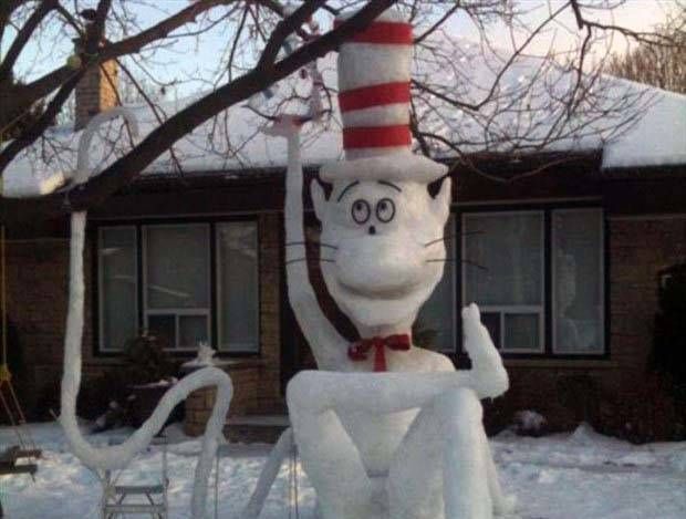 Snowmen Funnies: Hilarious Winter Vibes (21 photos)