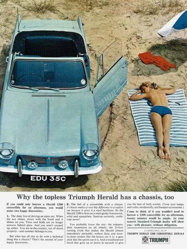 vintage ads with cars and women 19 26 Vintage Ads Featuring Women and Cars (26 photos)