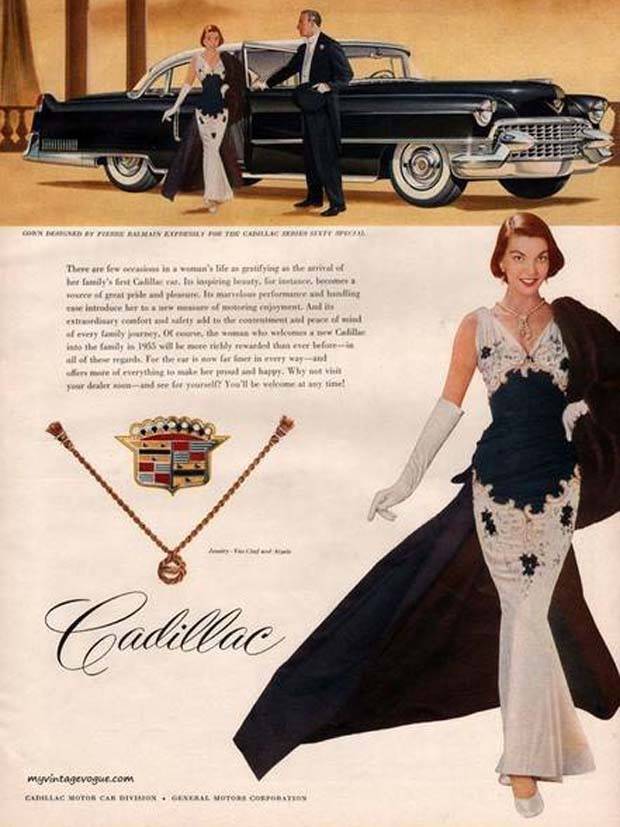 vintage ads with cars and women 2 26 Vintage Ads Featuring Women and Cars (26 photos)