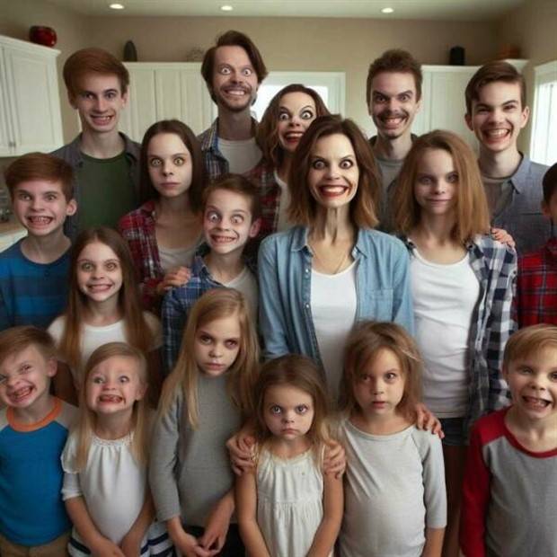 32 Unsettling AI Crafted Images to Keep You Awake (32 photos)