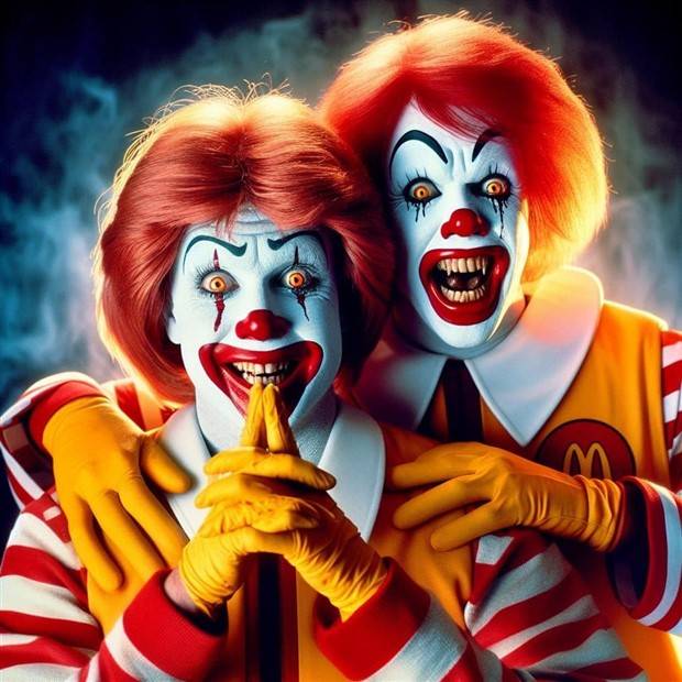 AI Generated Ronald McDonald Imagery (36 photos)