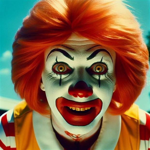 AI Generated Ronald McDonald Imagery (36 photos)