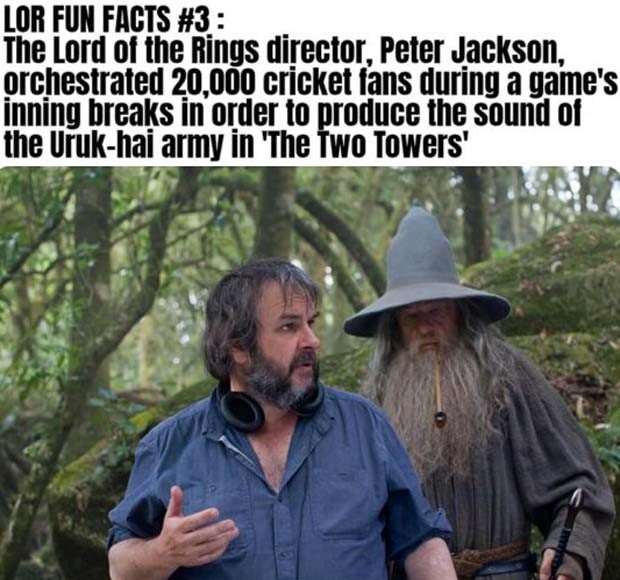 lotr facts 3 Unlock Little Known LOTR Facts (29 photos)