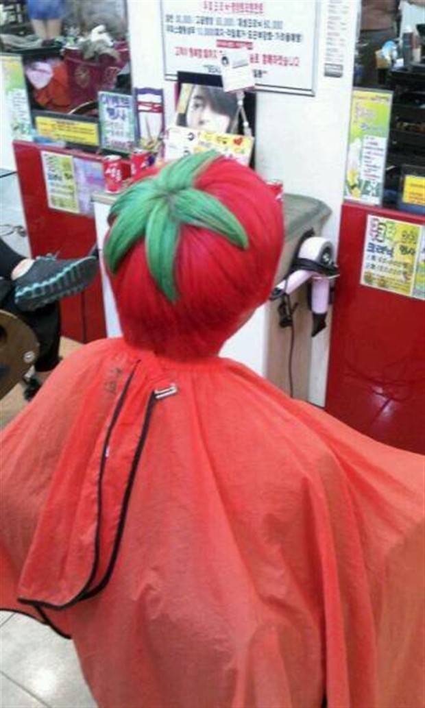 odd haircuts 10 Strange Haircuts that Cannot Go Unnoticed #23 (28 photos)