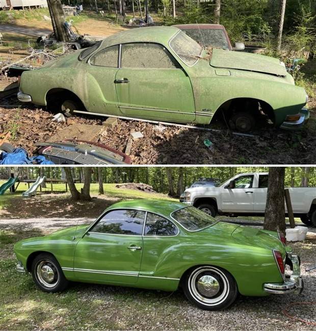 old cars restoration 1 Bringing Classic Cars Back to Life (15 photos)