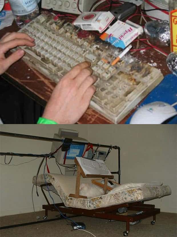Hacker Dens from the Past (24 photos)