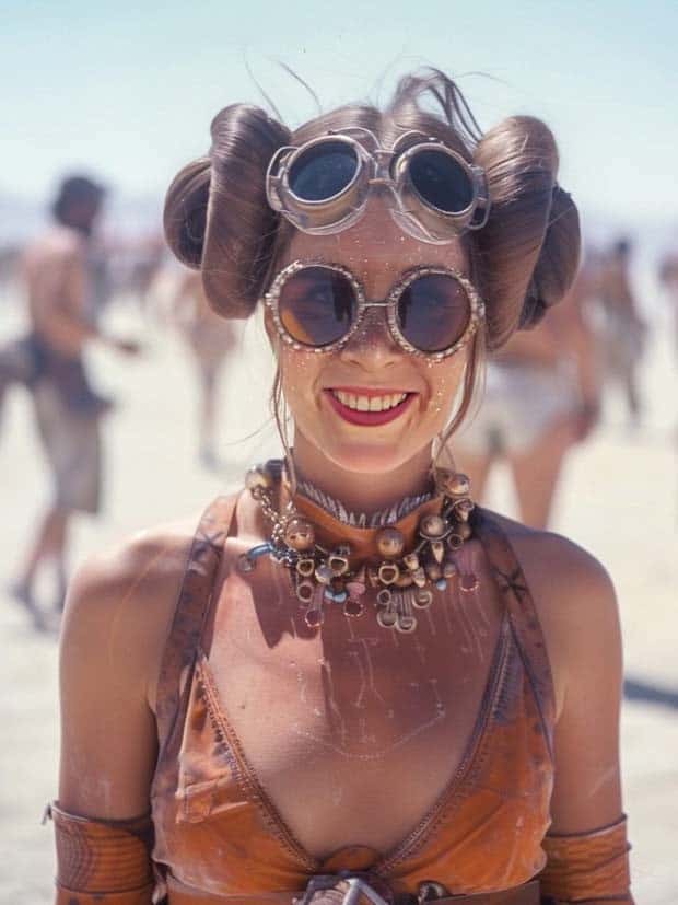 AI Blends Star Wars with Burning Man (22 photos)