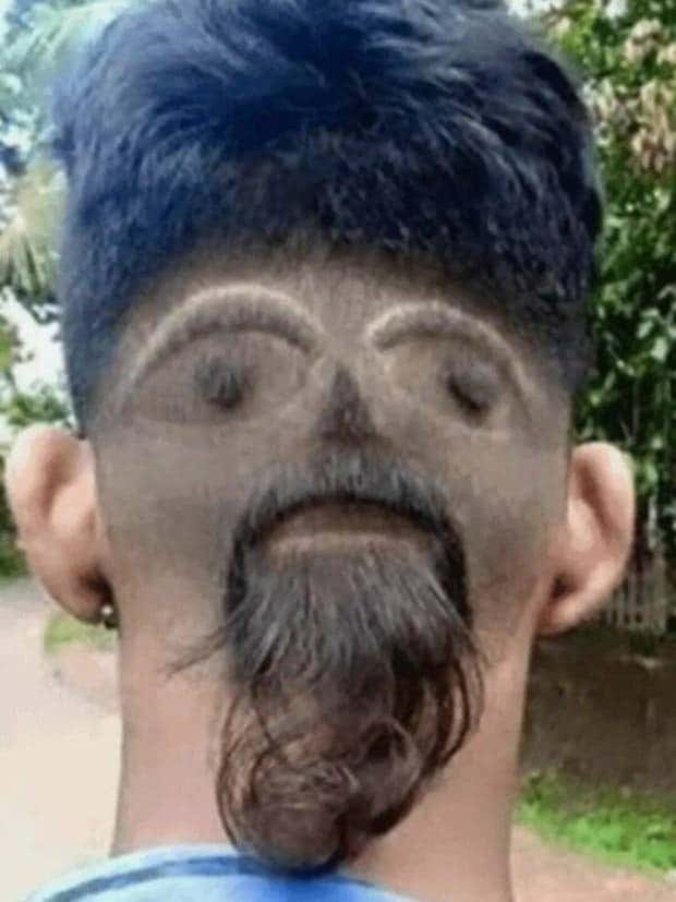 Strange Haircuts that Cannot Go Unnoticed #24 (24 photos)