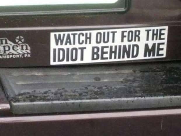 amusing bumper stickers 9 Bumper Stickers that Amuse (38 photos)