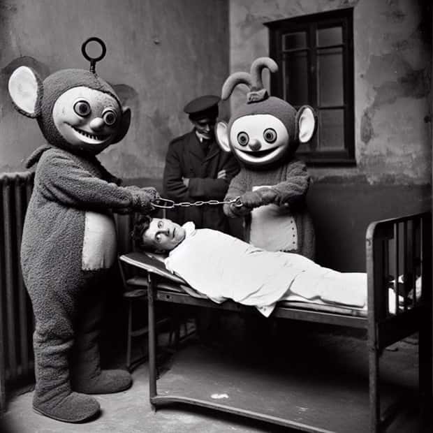horror Teletubbies 4 Dystopian Teletubbies Horror by AI (22 photos)