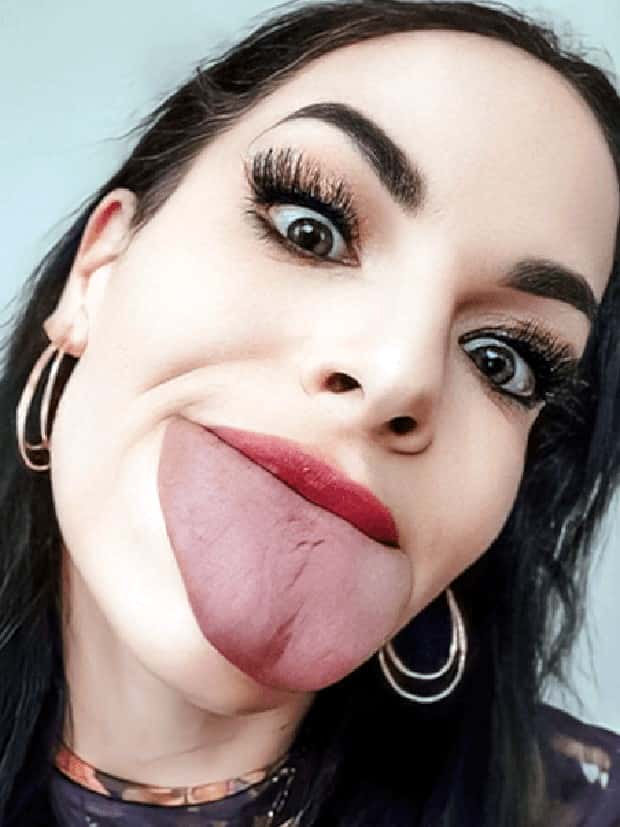 The Worlds Widest Female Tongue Belongs to Brittany Lacayo (12 photos)