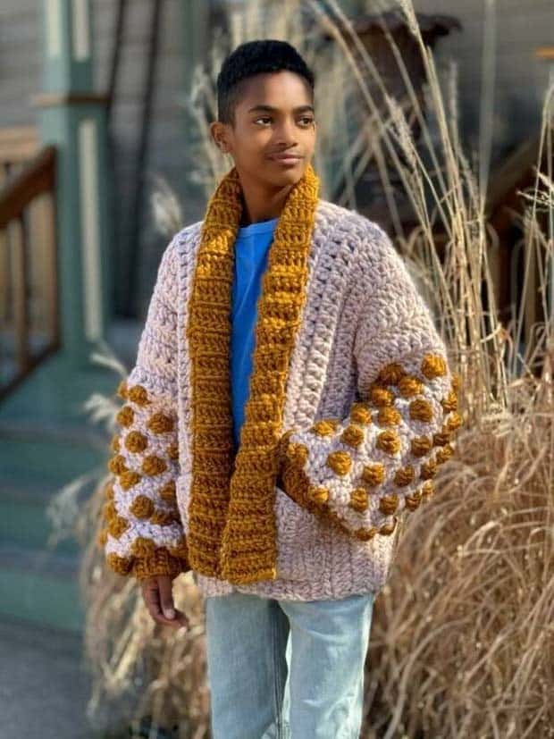 Jonah Larson crocheting 8 A Boy Turned His Hobby Into a Business (25 photos)