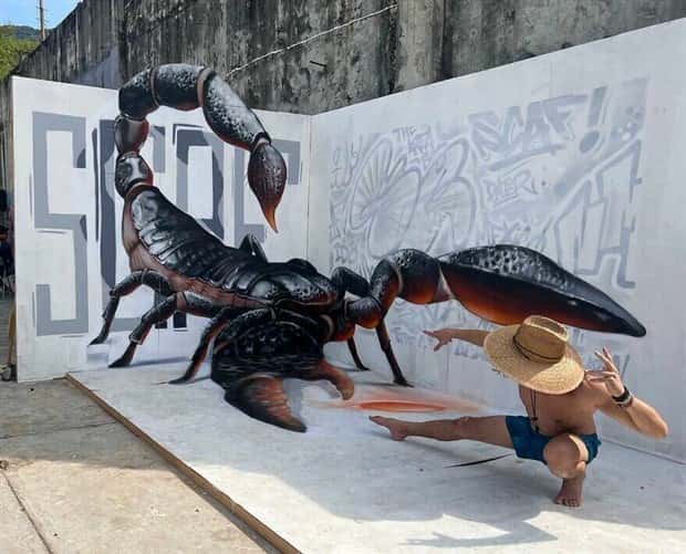 Stunning 3D Graffiti Art by Pierre Bertolotti (36 photos)