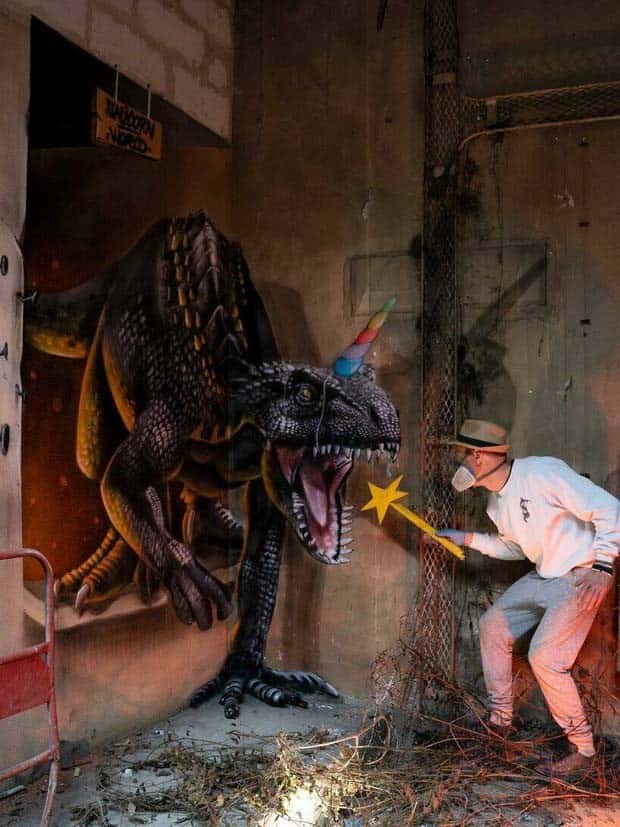Stunning 3D Graffiti Art by Pierre Bertolotti (36 photos)