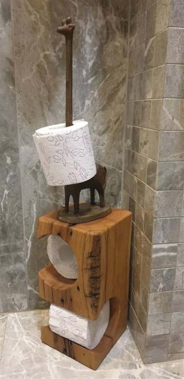 Funky Toilet Paper Holders to Elevate Your Bathroom (26 photos)
