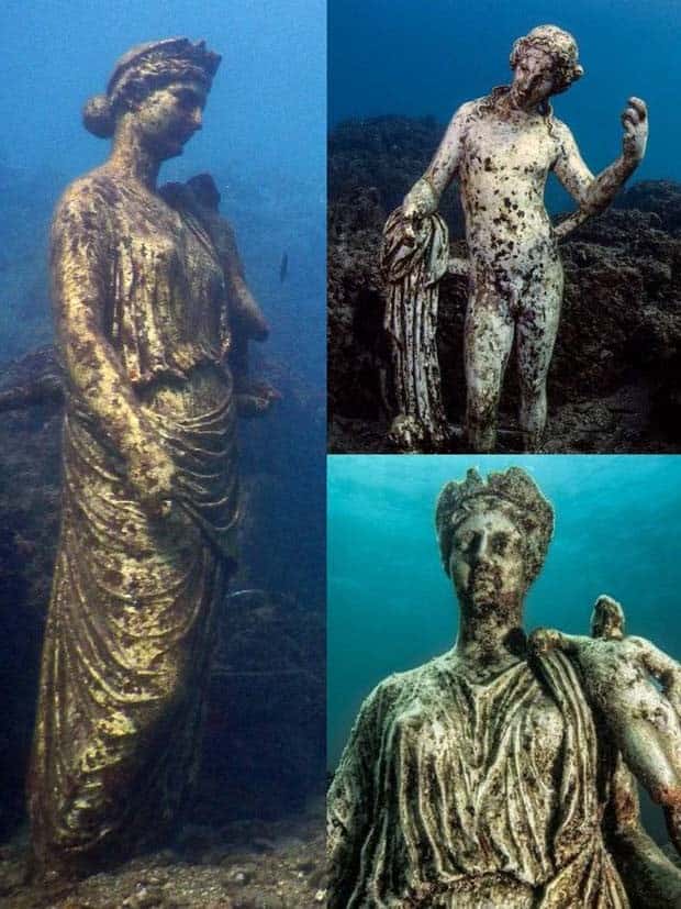 Forgotten Statues Resting Underwater (20 photos)