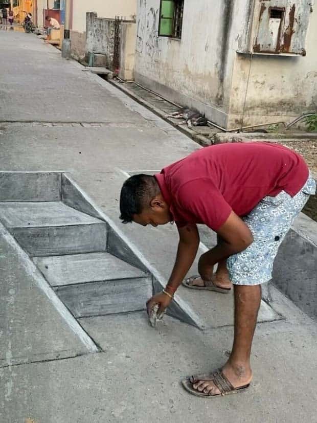 Teacher’s 3D Chalk Art Wows Community (25 photos)