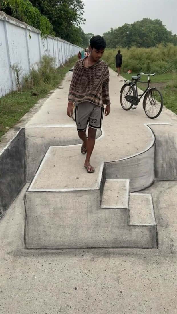 Teacher’s 3D Chalk Art Wows Community (25 photos)