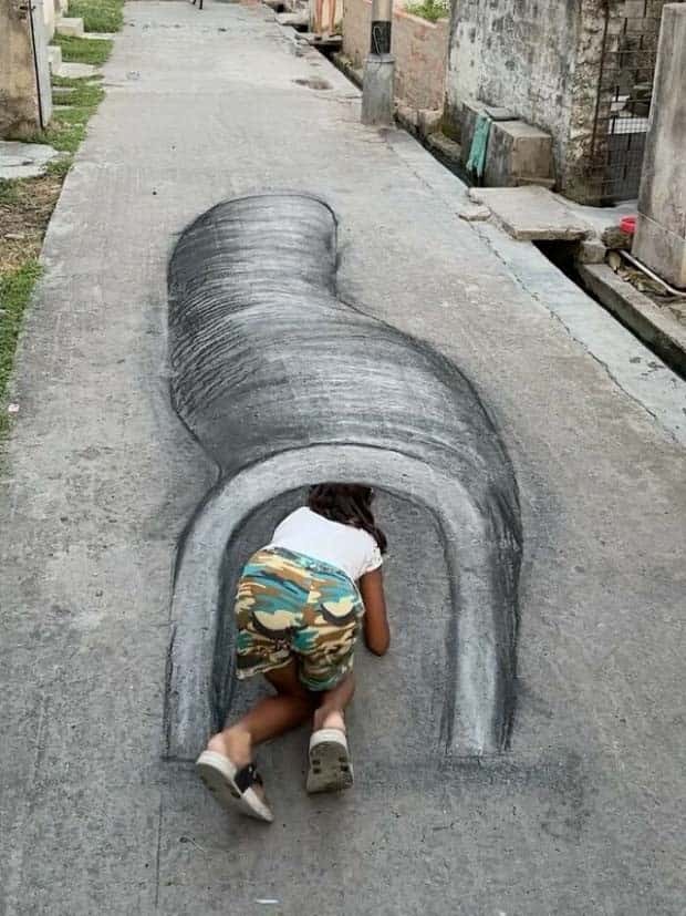 Teacher’s 3D Chalk Art Wows Community (25 photos)