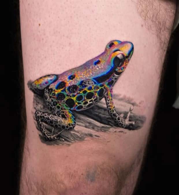 31 Great Frog Themed Tattoos (31 photos)