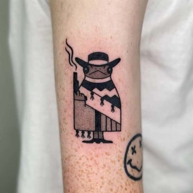 31 Great Frog Themed Tattoos (31 photos)