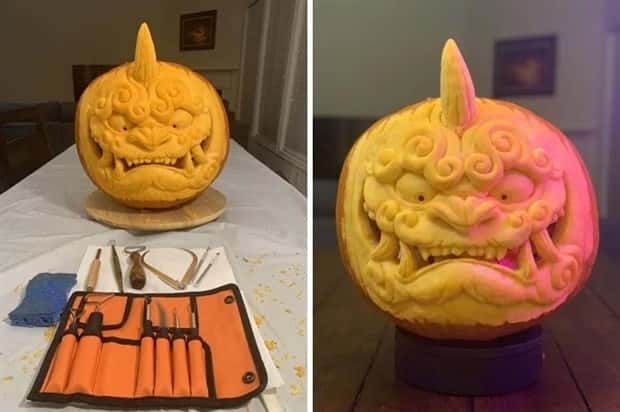 impressive pumpkin carvings 29 Impressive Pumpkin Carvings for Halloween Fun (33 photos)