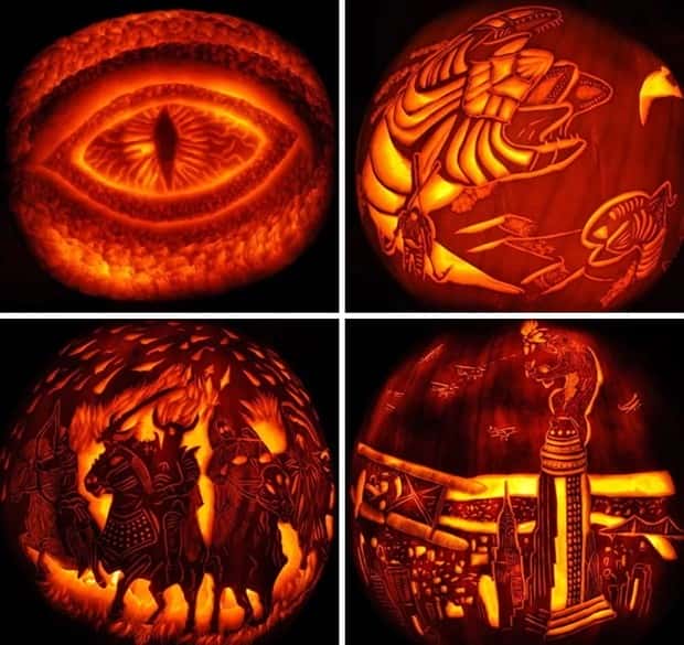 impressive pumpkin carvings 32 Impressive Pumpkin Carvings for Halloween Fun (33 photos)
