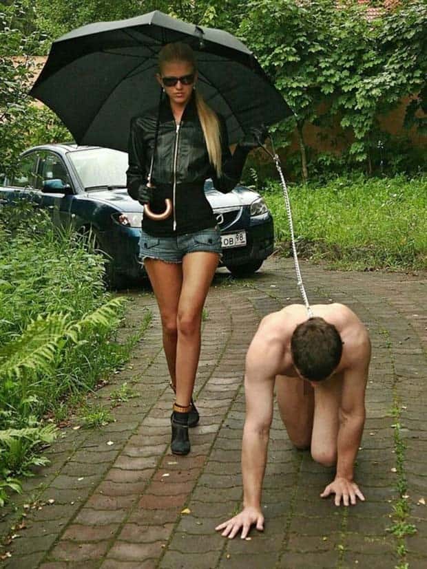 Men Treated Like Dogs by Women (29 photos)