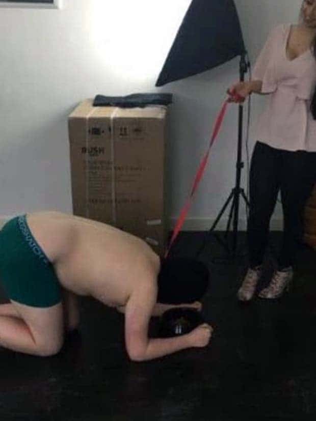 Men Treated Like Dogs by Women (29 photos)