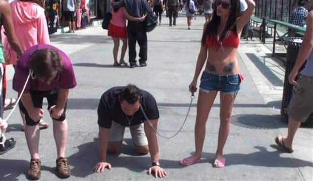 Men Treated Like Dogs by Women (29 photos)