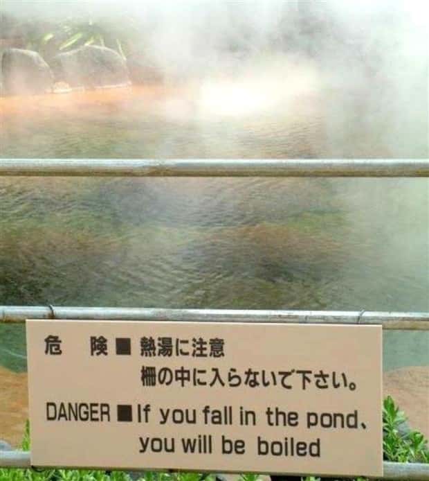 Brutally Honest Signs About Danger (31 photos)