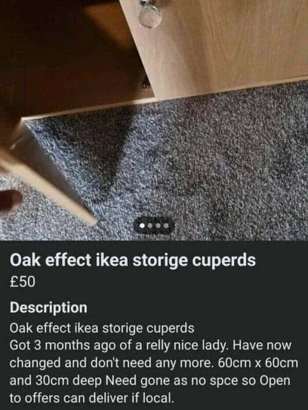 Funny Listings on Facebook Marketplace (26 photos)