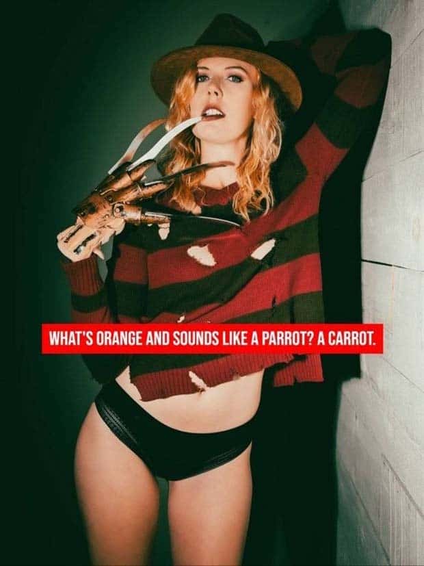 Hot Girls Featuring Jokes #4 (20 photos)