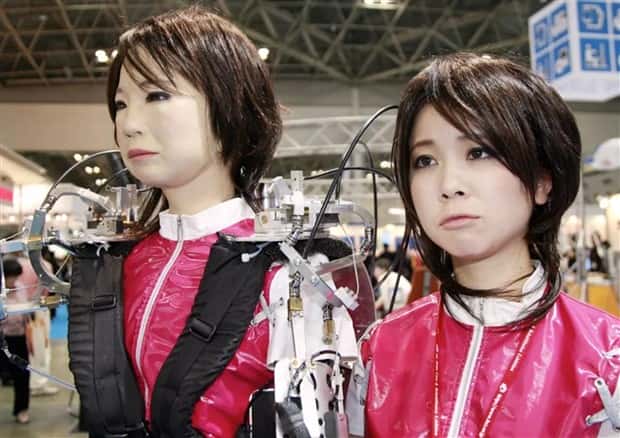 Robots with Unsettling Human Like Faces (33 photos)